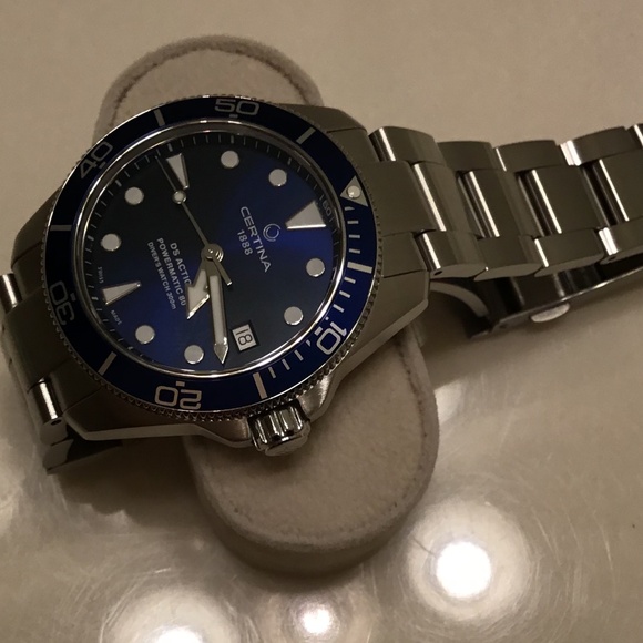 CERTINA DS ACTION POWERMATIC80 BLUE ON BRACELET 38MM - Picture 14 of 16